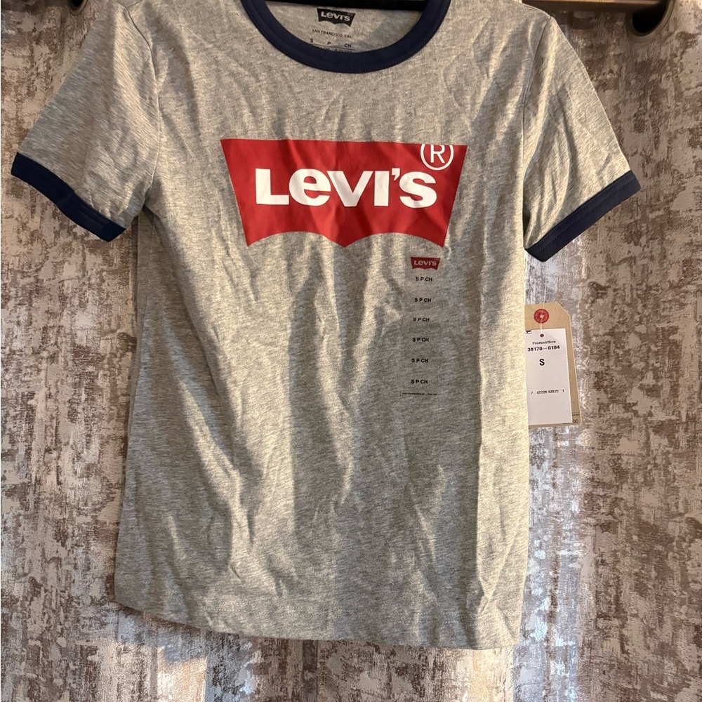 Child’s Levi's Gray and Red Logo T-Shirt